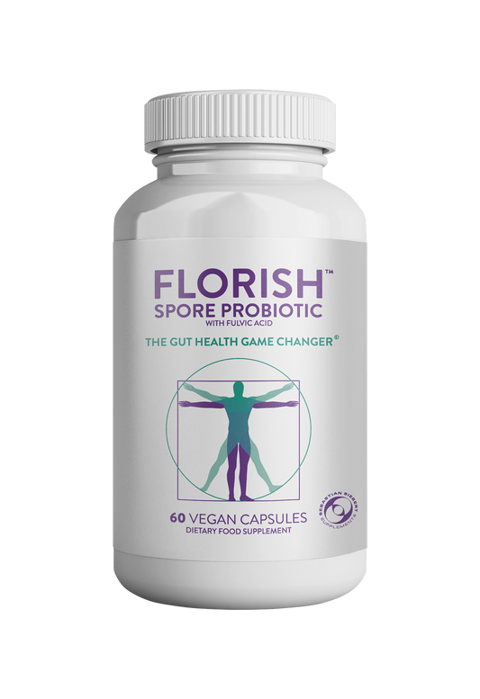 FLORISH Spore Probiotic with Fulvic Acid - 60 Capsules